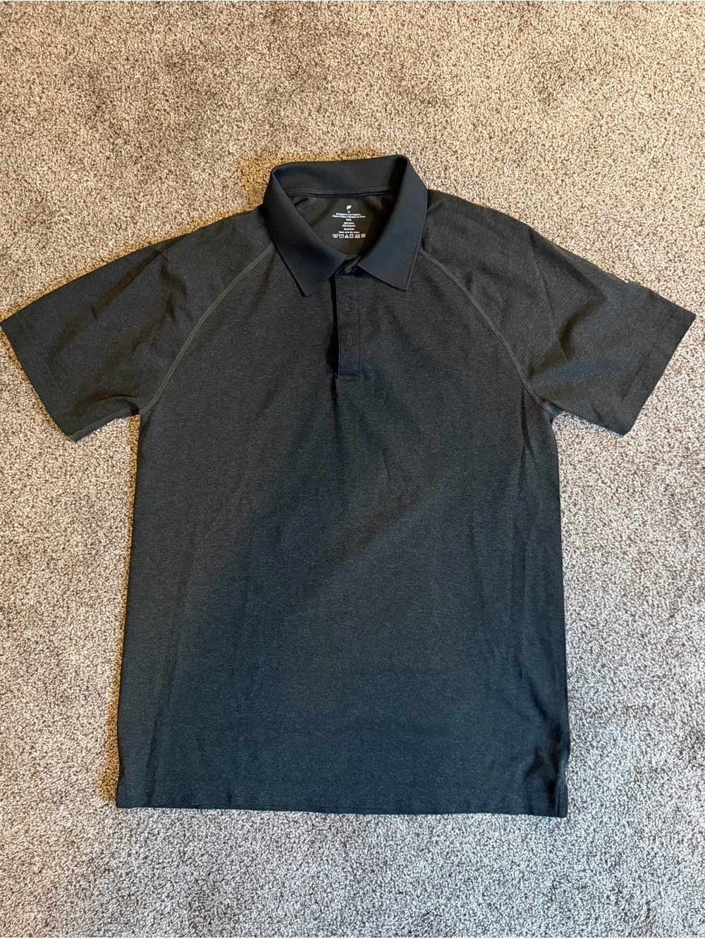 Fabletics Men's Dark Green Performance Polo